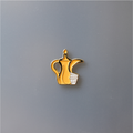 Finjan and Arabic Coffee Cups Enamel Sticker