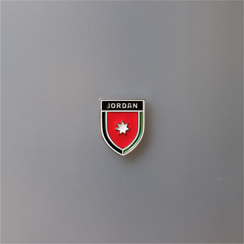 Jordan National Football Team Enamel Sticker