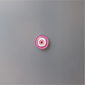Pink Evil Eye Enamel Sticker
