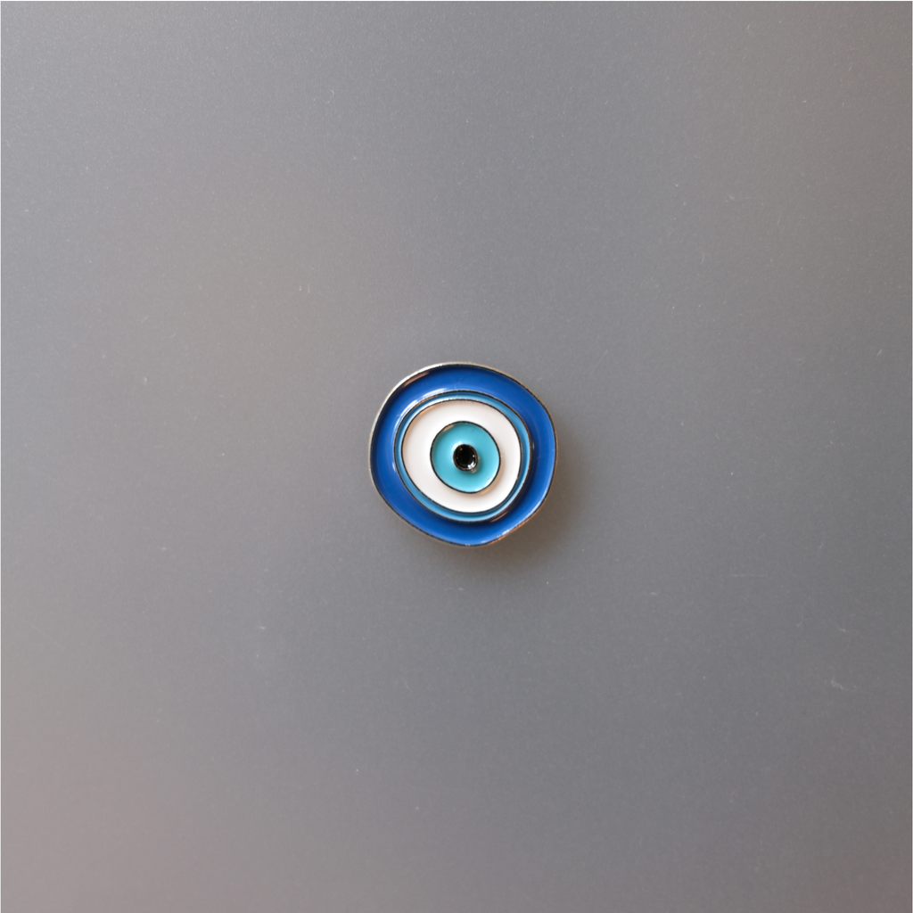 Blue Evil Eye Enamel Sticker