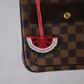 Beaded Watermelon Bag Charms