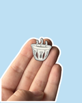 Arabic Coffee Cup Enamel Sticker