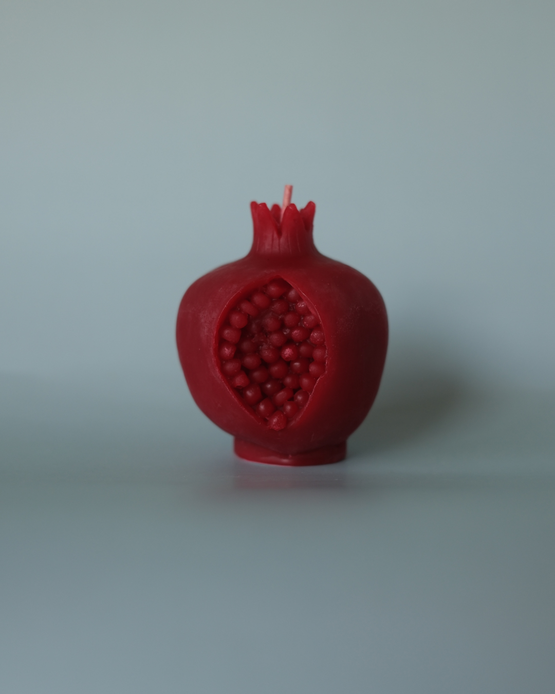 Cracked Pomegranate Beeswax Candle