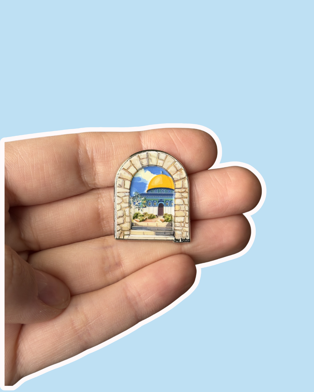 Dome of the Rock Enamel Sticker