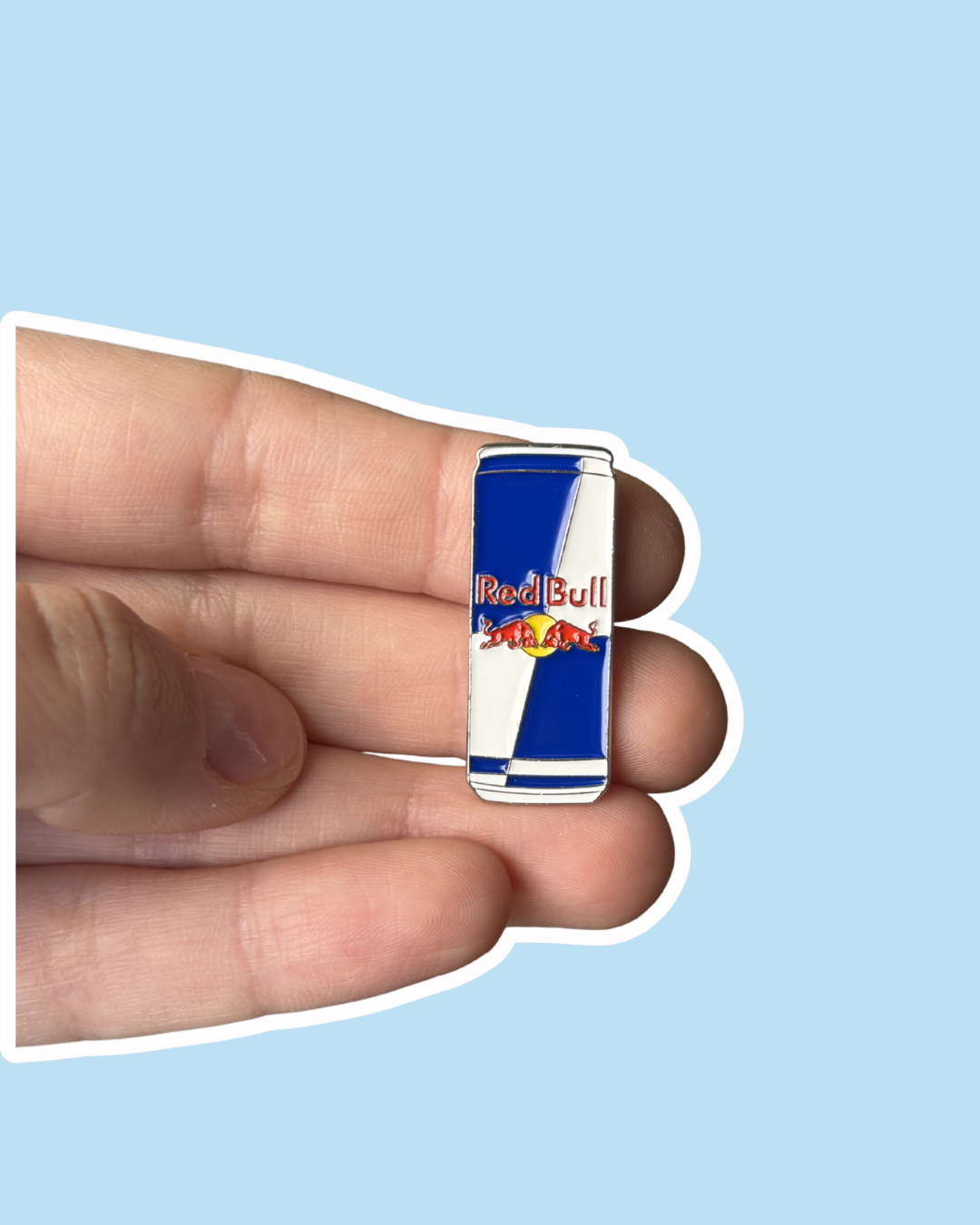 Energy Drink Enamel Sticker