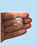 Jordanian Shemagh Enamel Sticker