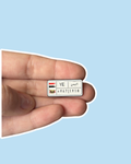 Yemen License Plate Enamel Sticker