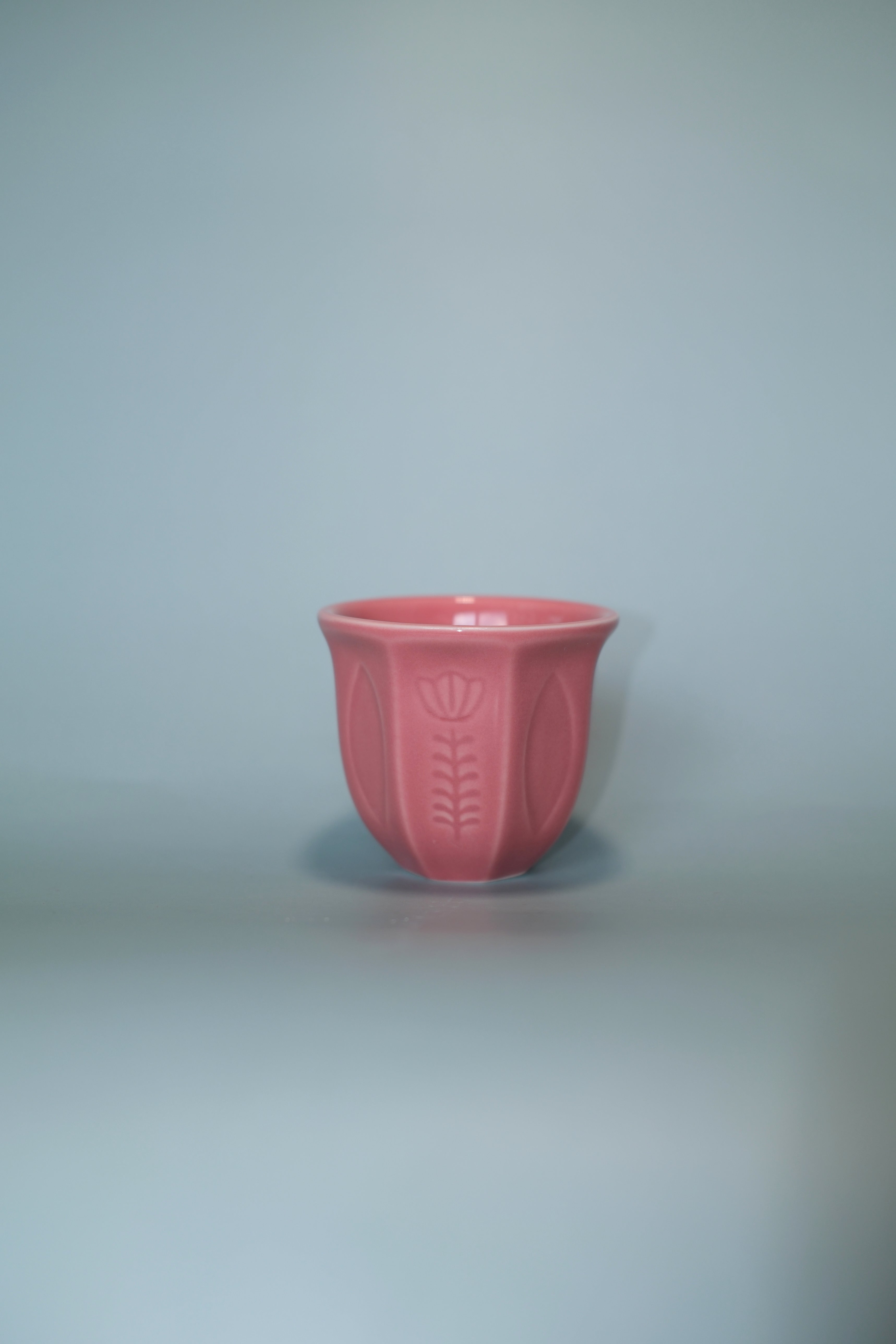 Arabic Ceramic Coffee Cups Set of 6 - Pink