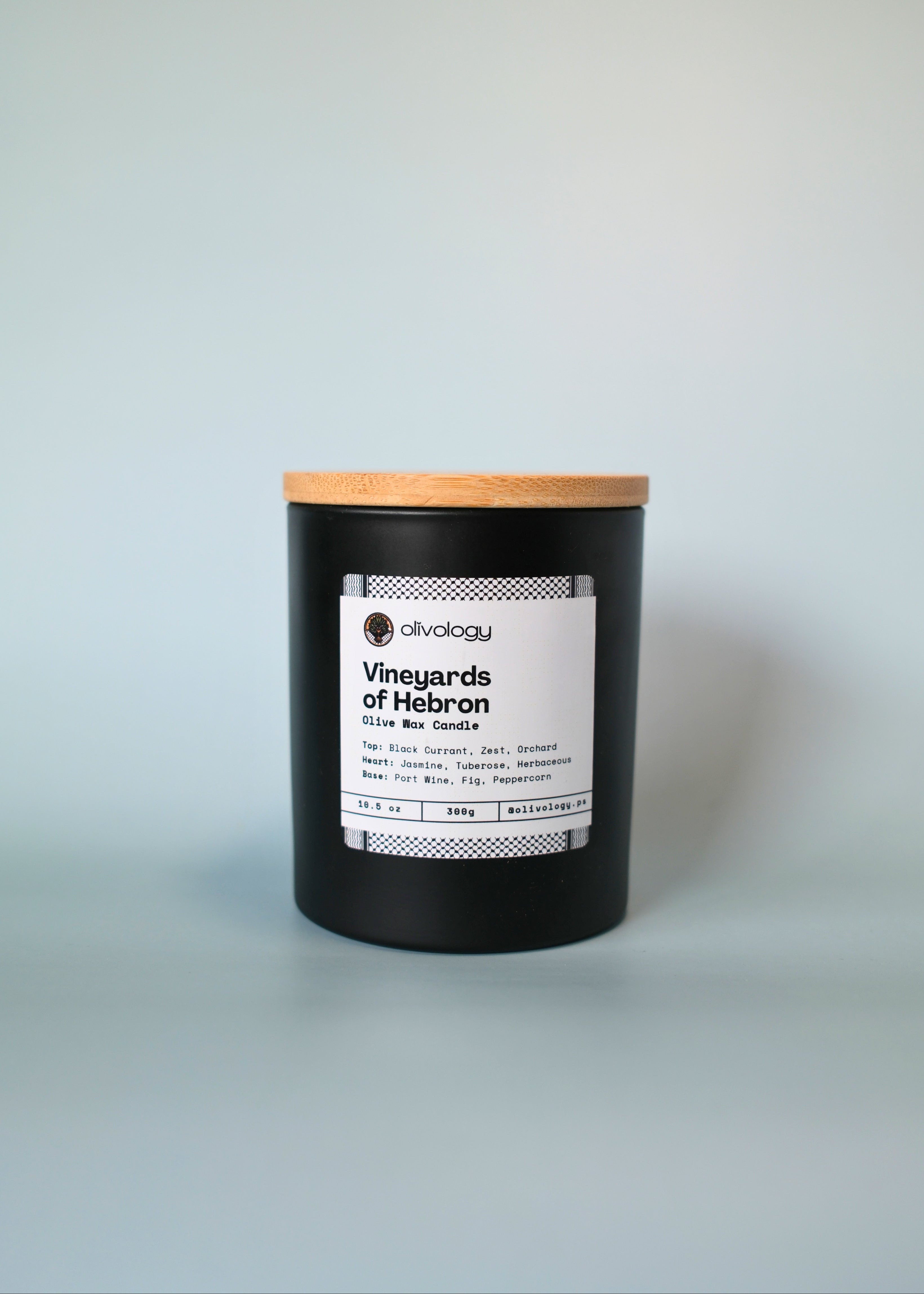 Vineyards of Hebron — Handmade Olive Wax Candle 10.5oz